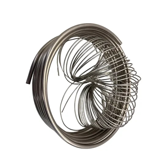 Round Seamless Stainless Steel Tubes Thermal-Stable Coil Pipe Inconel 600