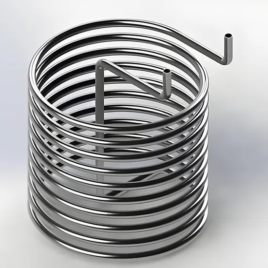 Excellent Acid-Resistant Incoloy825 Coil for Seawater Desalination Projects